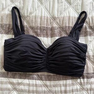 Bleu Rod Beattie Black Ruched Bra Intimates